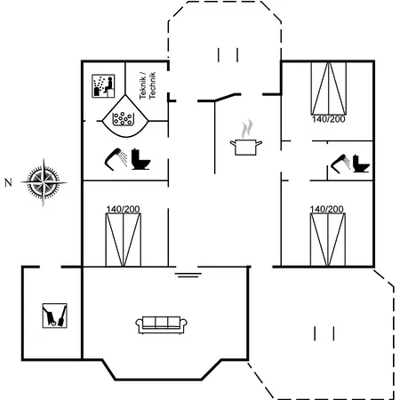 Thorin - 100m From The Sea By Interhome Sæby